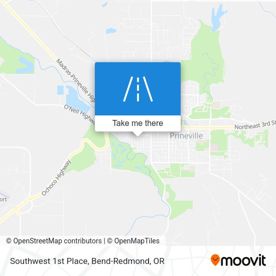 Southwest 1st Place map