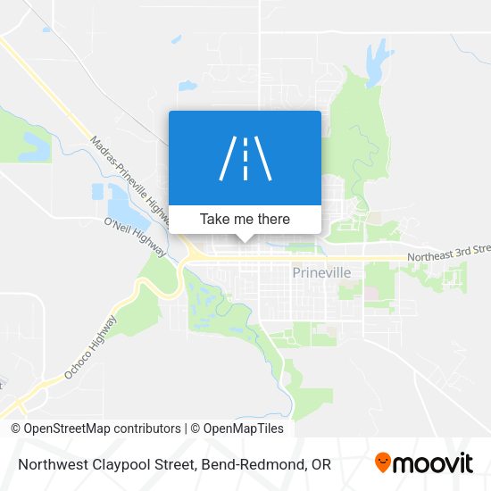 Mapa de Northwest Claypool Street