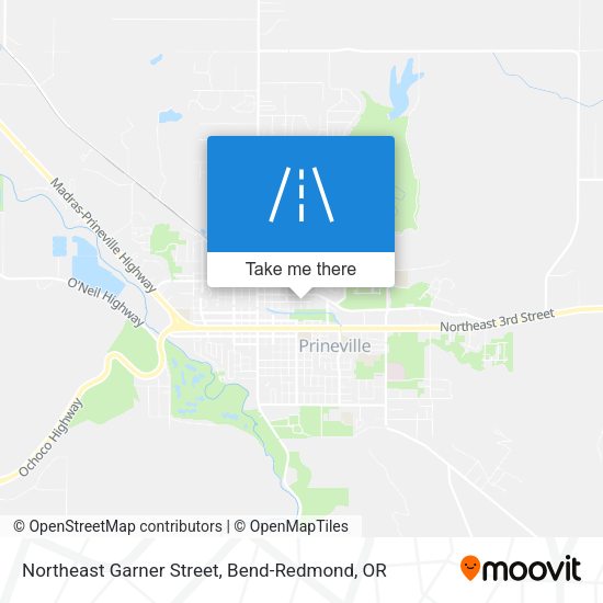 Northeast Garner Street map
