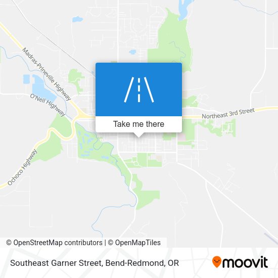 Southeast Garner Street map