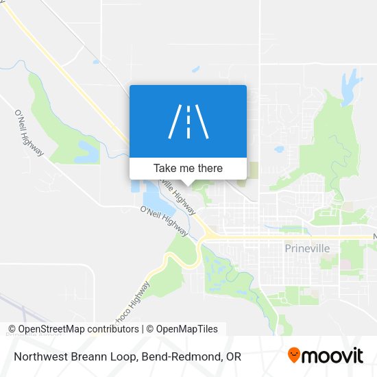Northwest Breann Loop map