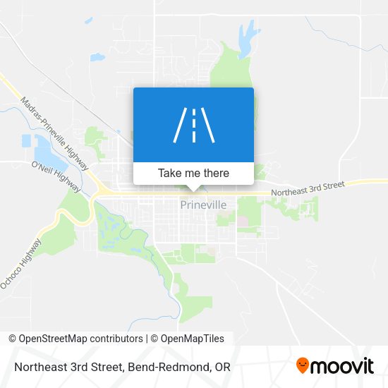Mapa de Northeast 3rd Street