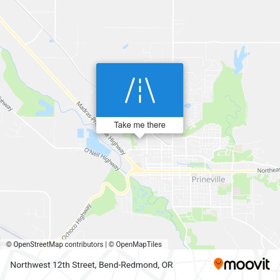 Northwest 12th Street map