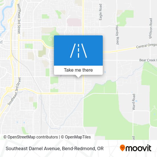 Southeast Darnel Avenue map
