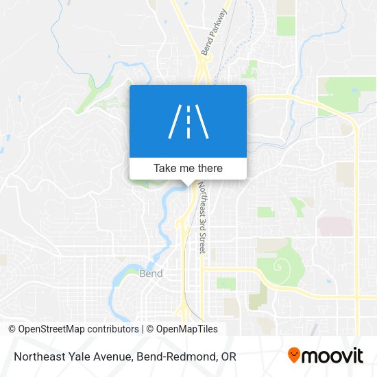 Northeast Yale Avenue map