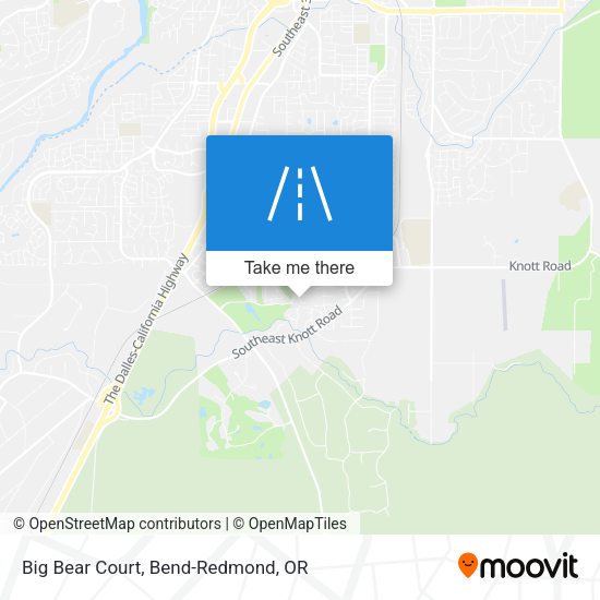 Mapa de Big Bear Court