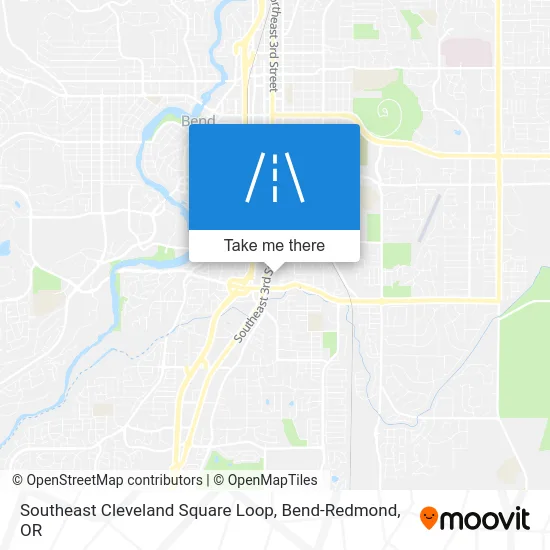 Southeast Cleveland Square Loop map