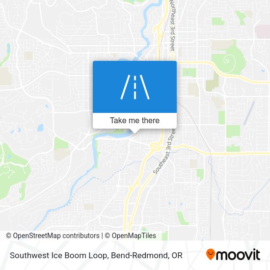 Southwest Ice Boom Loop map