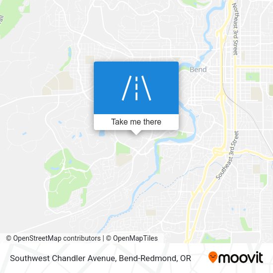 Mapa de Southwest Chandler Avenue