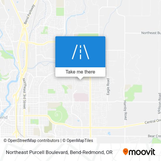 Northeast Purcell Boulevard map