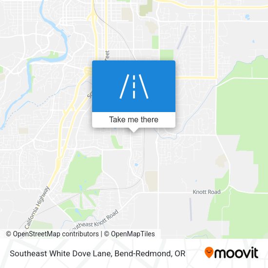 Southeast White Dove Lane map