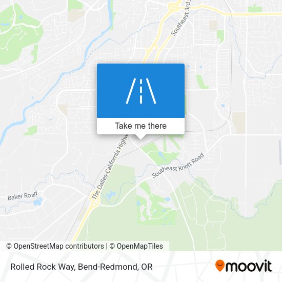 Rolled Rock Way map