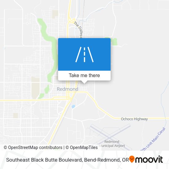Southeast Black Butte Boulevard map