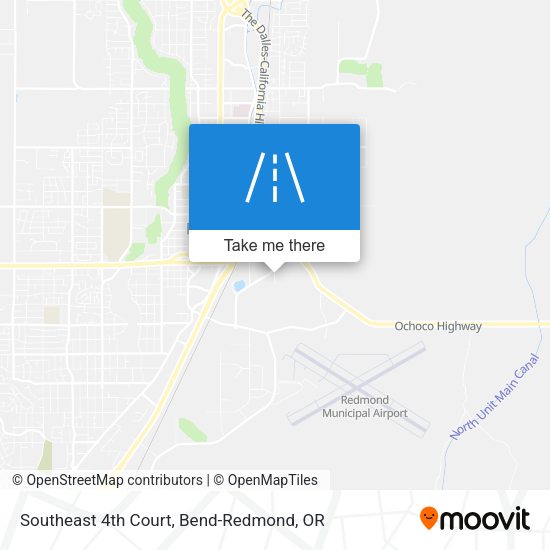 Southeast 4th Court map