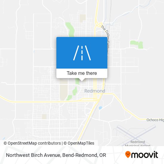 Northwest Birch Avenue map