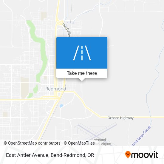 East Antler Avenue map