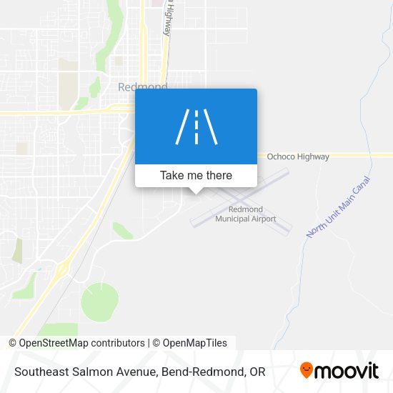 Southeast Salmon Avenue map