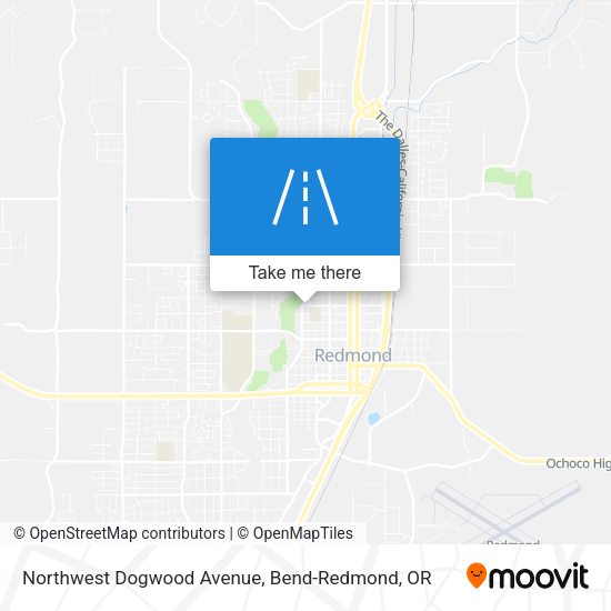 Northwest Dogwood Avenue map