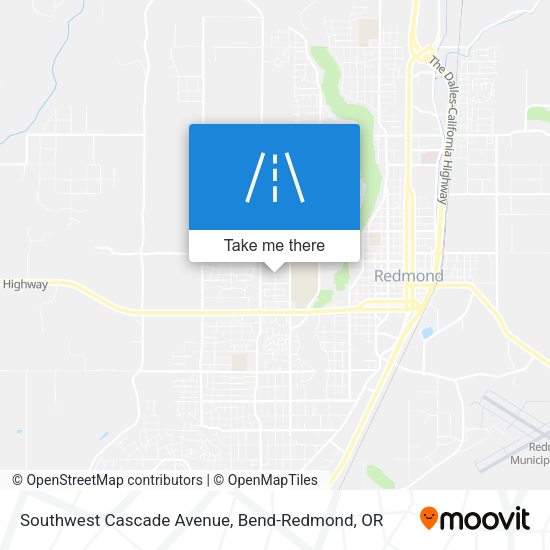 Mapa de Southwest Cascade Avenue