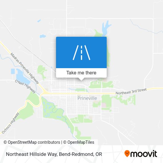 Mapa de Northeast Hillside Way