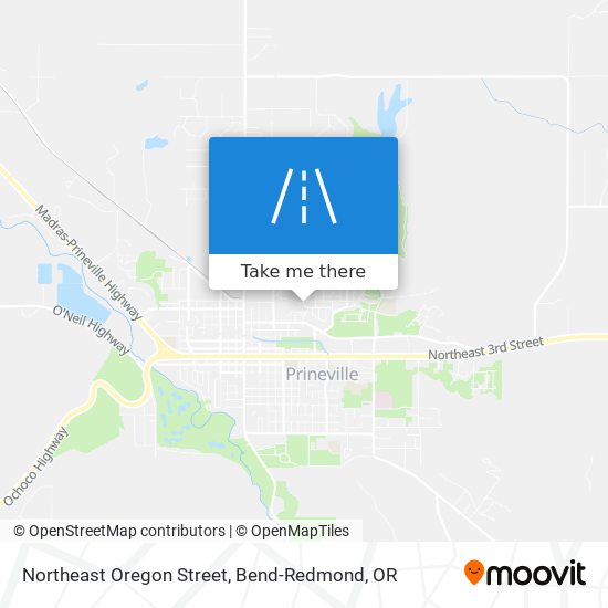 Mapa de Northeast Oregon Street