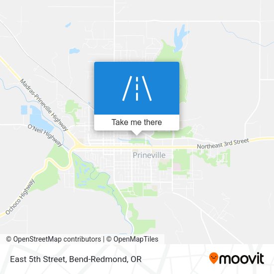 Mapa de East 5th Street