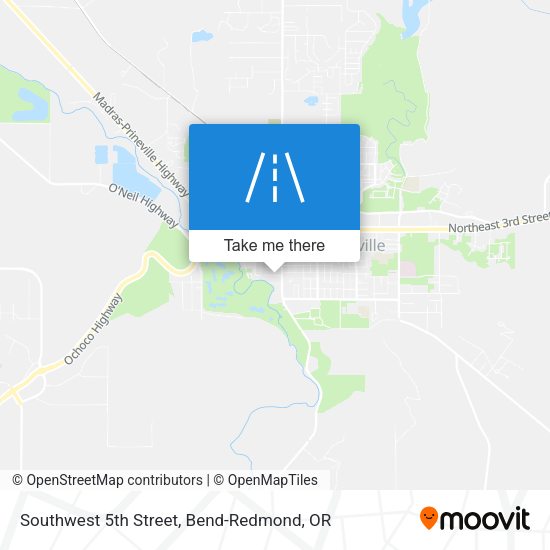 Southwest 5th Street map