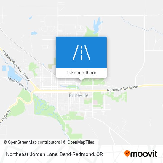 Mapa de Northeast Jordan Lane