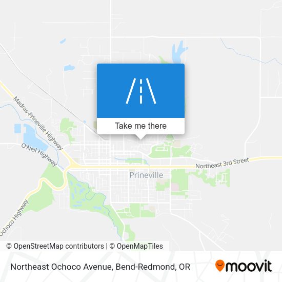 Northeast Ochoco Avenue map