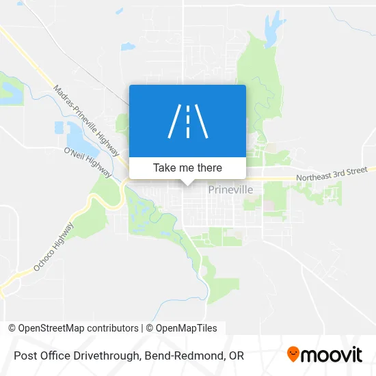 Post Office Drivethrough map