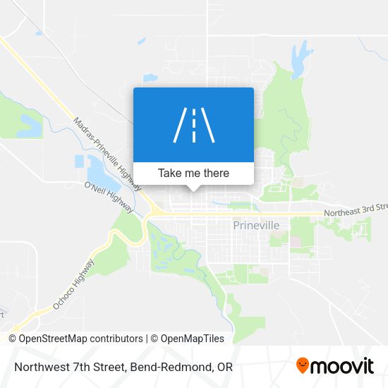 Mapa de Northwest 7th Street