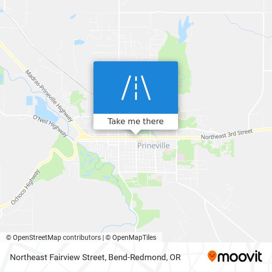 Mapa de Northeast Fairview Street