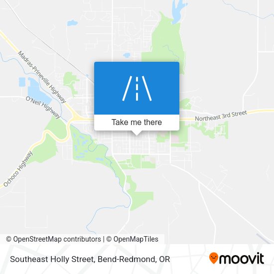 Mapa de Southeast Holly Street