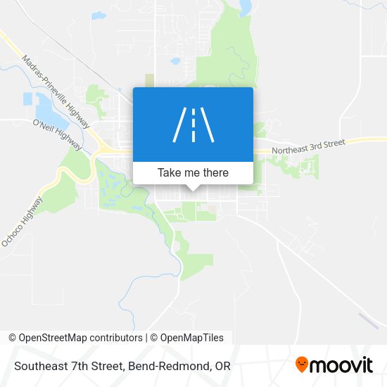 Southeast 7th Street map