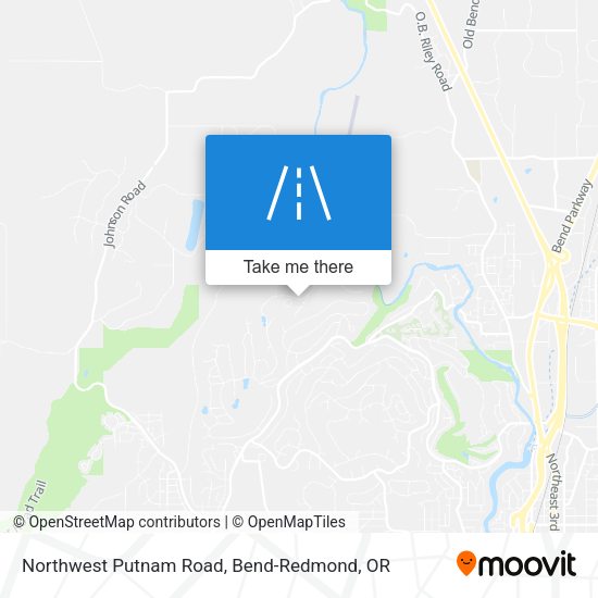 Northwest Putnam Road map