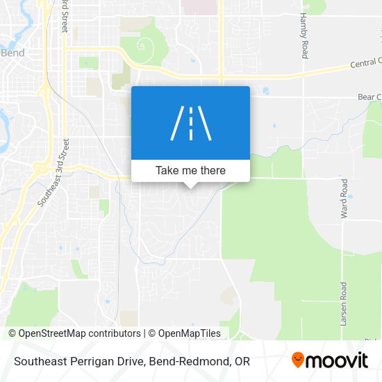 Southeast Perrigan Drive map