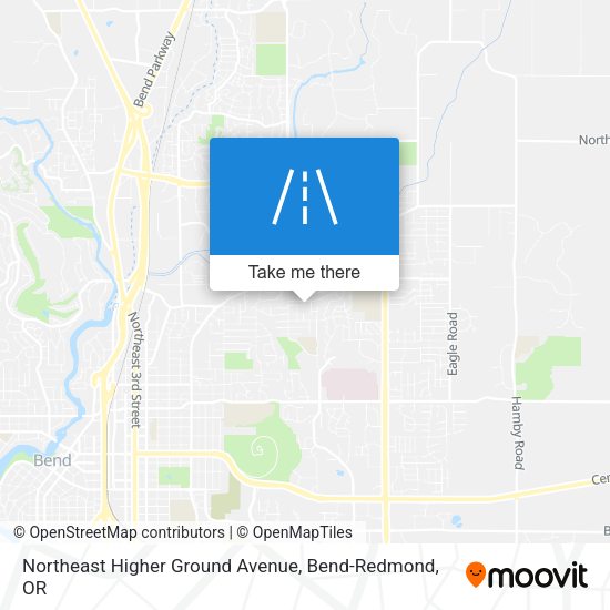 Northeast Higher Ground Avenue map