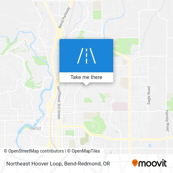 Northeast Hoover Loop map