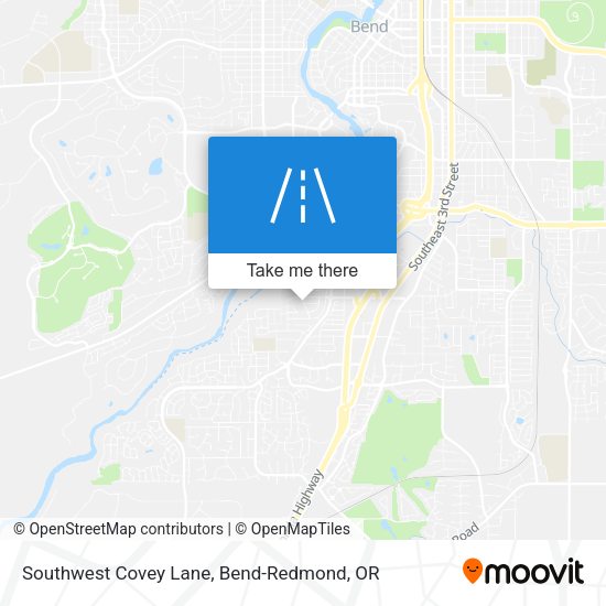 Southwest Covey Lane map