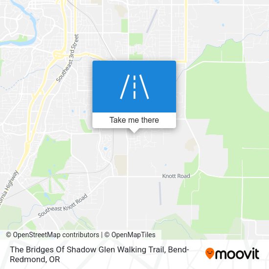 Mapa de The Bridges Of Shadow Glen Walking Trail