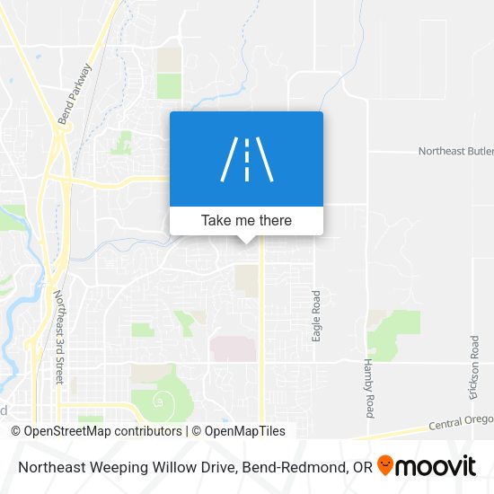 Mapa de Northeast Weeping Willow Drive