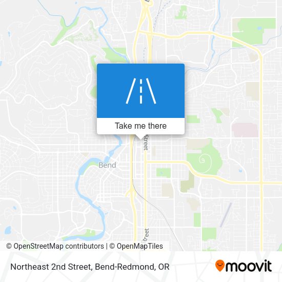 Mapa de Northeast 2nd Street