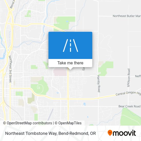 Northeast Tombstone Way map