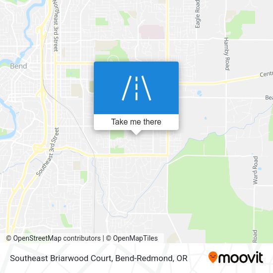 Mapa de Southeast Briarwood Court