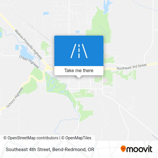 Southeast 4th Street map