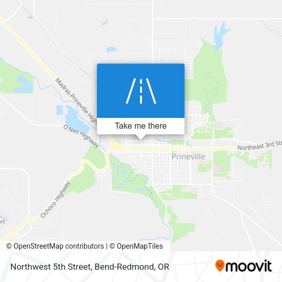 Northwest 5th Street map