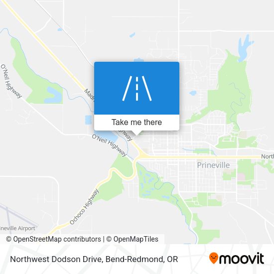 Northwest Dodson Drive map