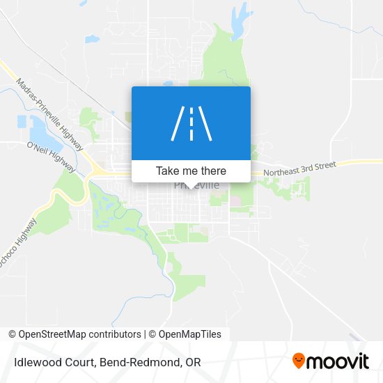 Mapa de Idlewood Court