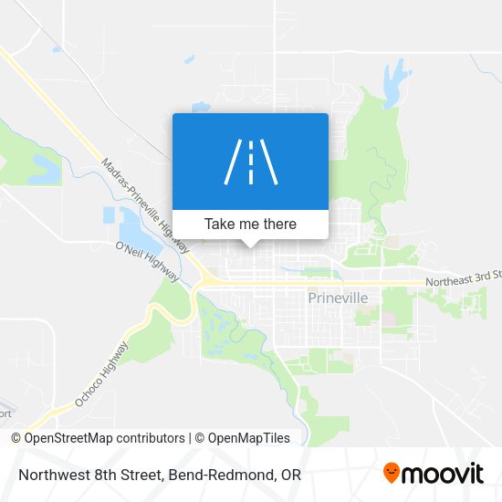 Northwest 8th Street map