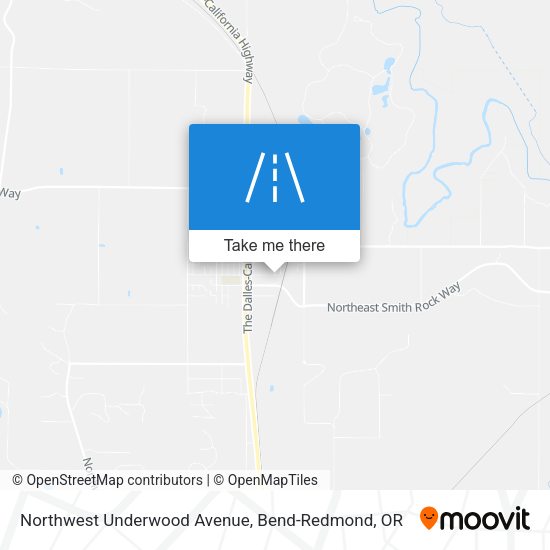 Mapa de Northwest Underwood Avenue
